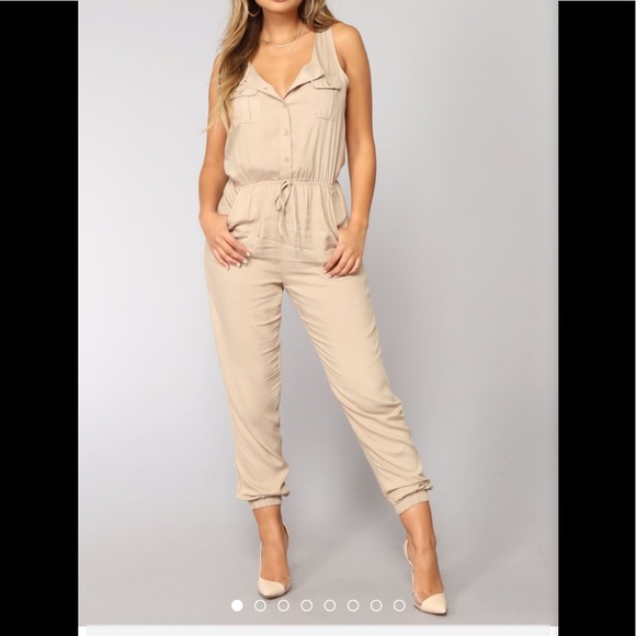 only jumpsuit khaki